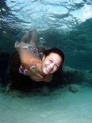 Underwater Babe! Taken In Redang, Malaysia! by Ed Eng 